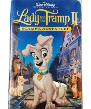DISNEY LADY AND THE TRAMP II SCAMP'S ADVENTURE VHS TAPE  [NEW]
