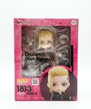 NENDOROID # 1813 TOKYO REVENGERS DRAKEN ( KEN RYUGUJI) FIGURE GOOD SMILE COMPANY 2 PIECES