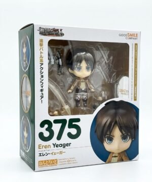 NENDOROID # 375 ATTACK ON TITAN [ EREN YEAGER] FIGURE GOOD SMILE COMPANY (SEALED ) 2 PIECES