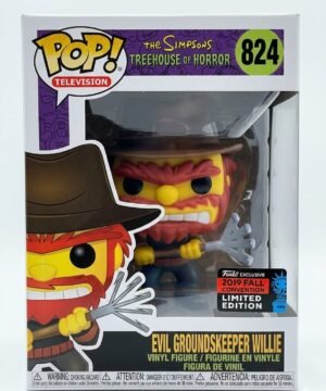 EVIL GROUNDSKEEPER WILLIE FUNKOPOP! # 824 TELEVISION ( THE SIMPSONS TREEHOUSE OF HORROR )