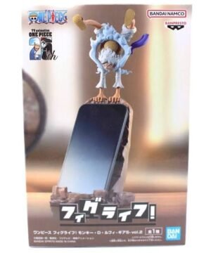ONE PIECE MONKEY D. LUFFY GEAR 5 FIG LIFE (MOBILE PHONE STAND )10cm[ BANDAI NAMCO ]