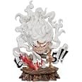 Chibi- Style ONE PIECE GEAR 5, SUN GOD LUFFY NIKA PVC ACTION FIGURE