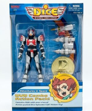 D. I. C. E VOL 1 ADVENTURE IN SPACE DVD SET COMBO ACTION FIGURE BANDAI