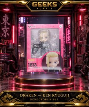NENDOROID # 1813 TOKYO REVENGERS DRAKEN ( KEN RYUGUJI) FIGURE GOOD SMILE COMPANY 2 PIECES