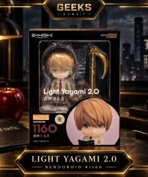 NEW NENDOROID # 1160 DEATH NOTE FIGURE LIGHT YAGAMI 2.0 GOOD SMILE COMPANY [ SEALED ]