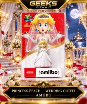 PRINCESS PEACH [ WEDDING OUTFIT ] AMIIBO COLLECTIBLE FROM SUPER MARIO ODYSSEY SERIES