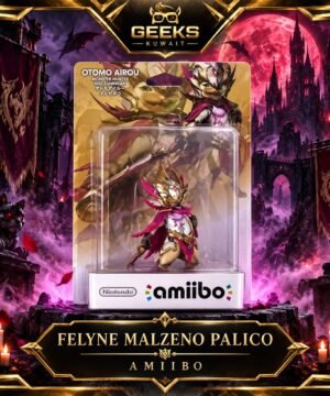 FELYNE MALZENO PALICO AMIIBO COLLECTIBLE FIGURE FROM THE MONSTER HUNTER RISE SUN BREAK
