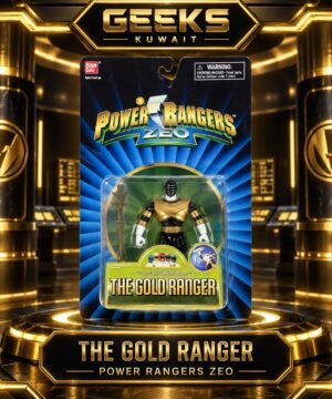 1996 BANDAI POWER RANGERS ZEO '' STAF WHIRLNG'' THE GOLD RANGER ACTION FIGURE
