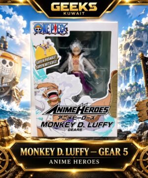 ANIMÉ HEROES ONE PIECE MONKEY D LUFFY GEAR 5 ACTION FIGURE BANDAI