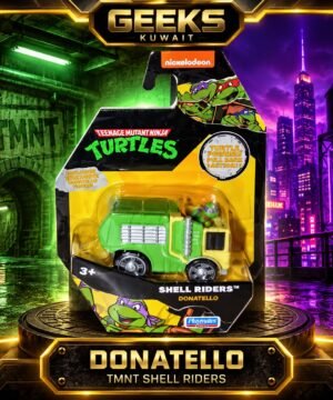 TEENAGE MUTANT NINJA TURTLES SHELL RIDER DONATELLO DIE - CAST GARBAGE TRUCK
