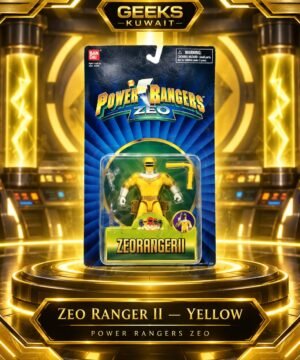 1996 BANDAI POWER RANGERS ZEO RANGER ll YELLOW ACTION FIGURE