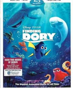 DISNEY PIXAR FINDING DORY BLU- RAY + DVD + DIGITAL HD
