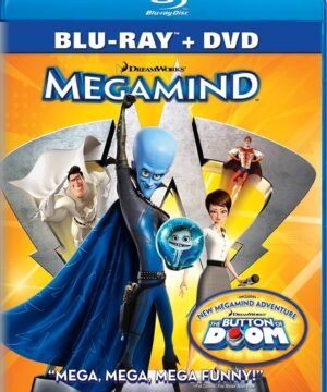 MEGAMIND INCLUDES MEGAMIND ADVENTURE  THE BOTTOM OF DOOM BLU- RAY + DVD