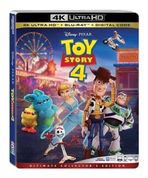TOY- STORY 4 ULTIMATE COLLECTOR EDITION 4k ULTRA HD +BLU- RAY + DIGITAL COOD ( SEALED )