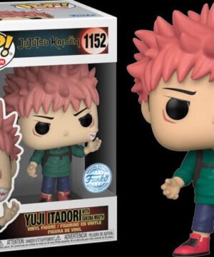 YUJI ITADORI WITH SUKUNA MOUTH FUNKOPOP!#1152 ANIMATION JUJUTSU KAISEN