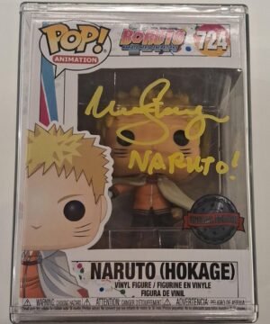 NARUTO (HOKAGE) FUNKOPOP #724 ANIMATION BORUTO NARUTO NEXT GENERATION SIGNED BY MAILE FLANAGAN